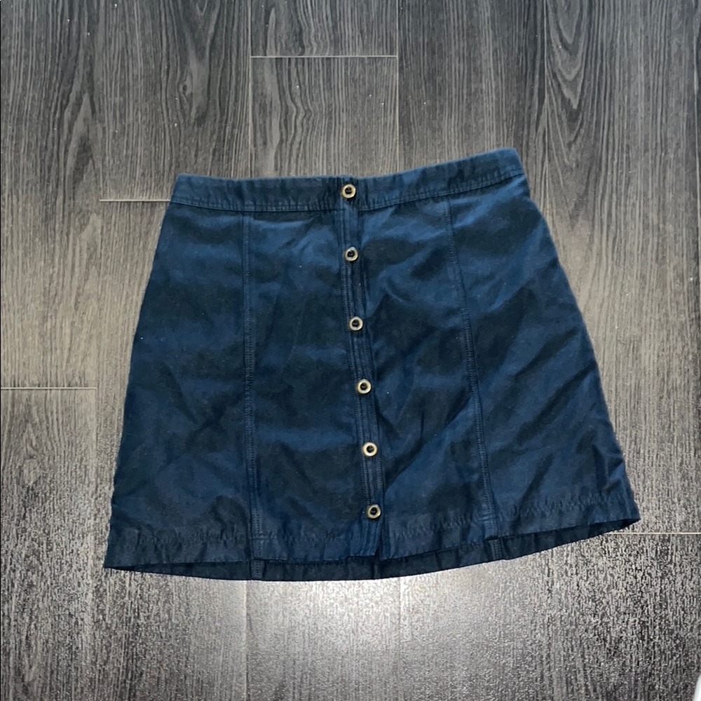 Hollister Blue Mini Skirt Casual Night Out
